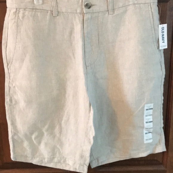old navy mens linen shorts